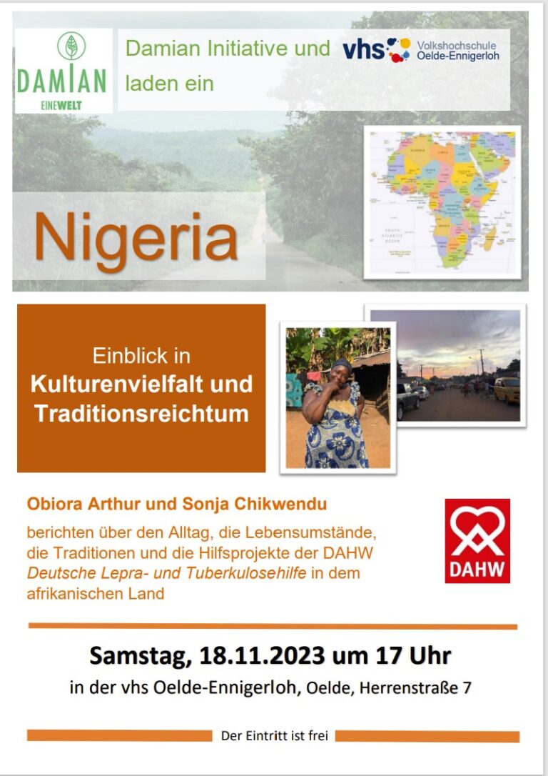 Vortrag über Kulturenvielfalt und Traditionen in Nigeria