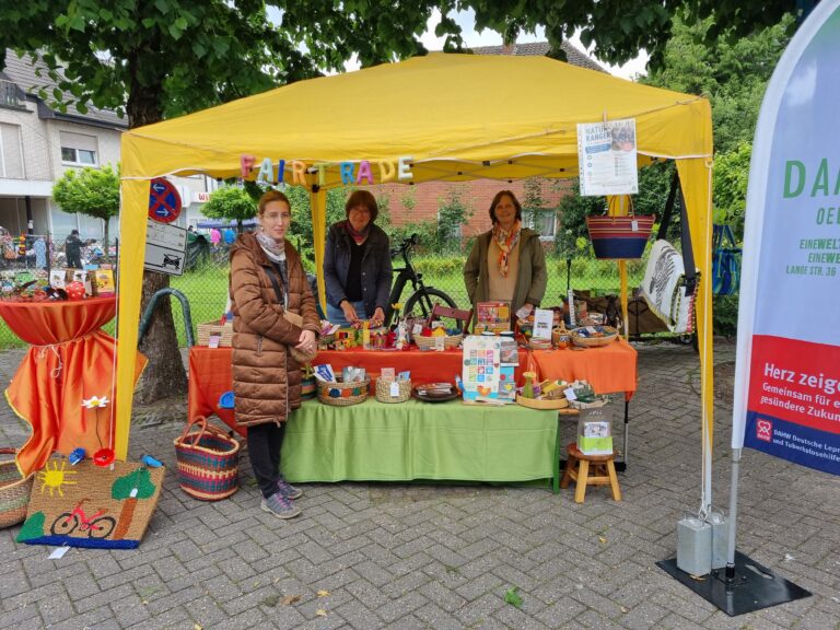 Das DAMIAN Laden Team im Frühjahr und Frühsommer zu Nachhaltigkeitsthemen unterwegs